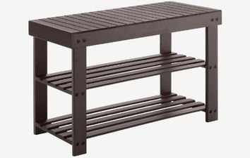 3-Tier Entryway Shoe Rack Organizer Bench