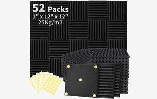 52 Pack Acoustic Foam Panels 1