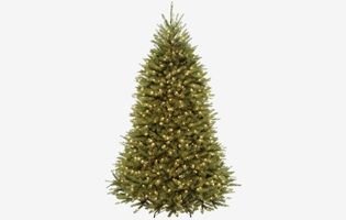 7.5 ft Pre-Lit Dunhill Fir Artificial Christmas Tree, 700 LED Lights