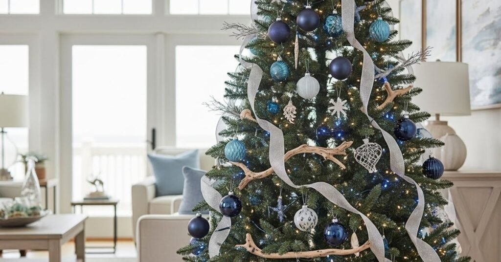 Blue & Silver Coastal-Inspired Theme