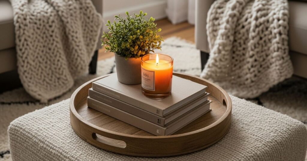 Build a Relaxing Winter Coffee Table Display