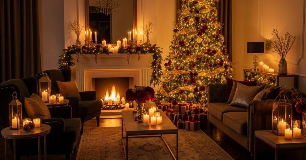 Burgundy and Gold Elegance