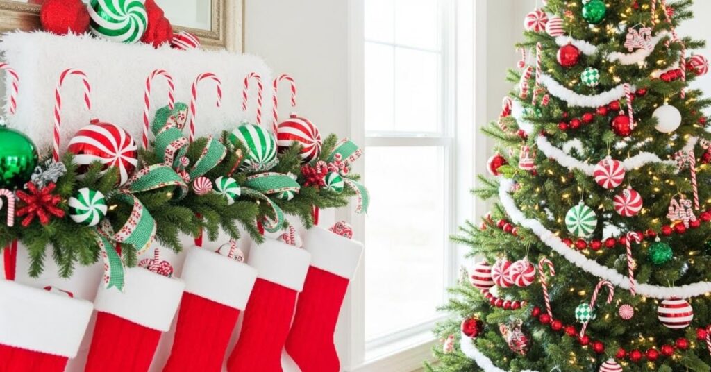 Candy Cane Palette: Red, White & Peppermint Green