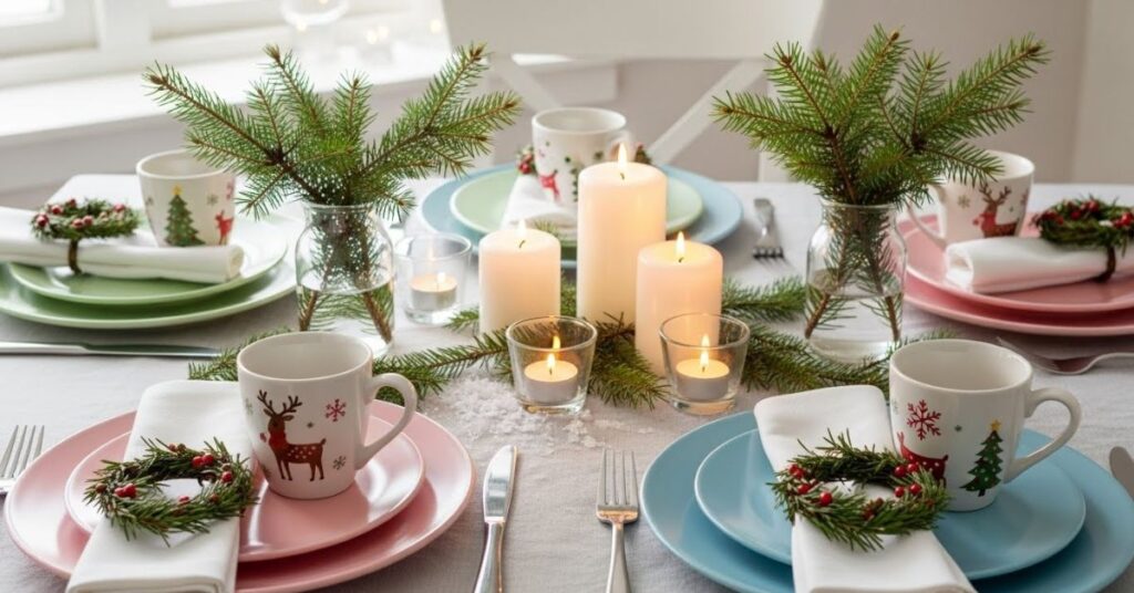 Christmas Breakfast or Brunch Table Decor Ideas