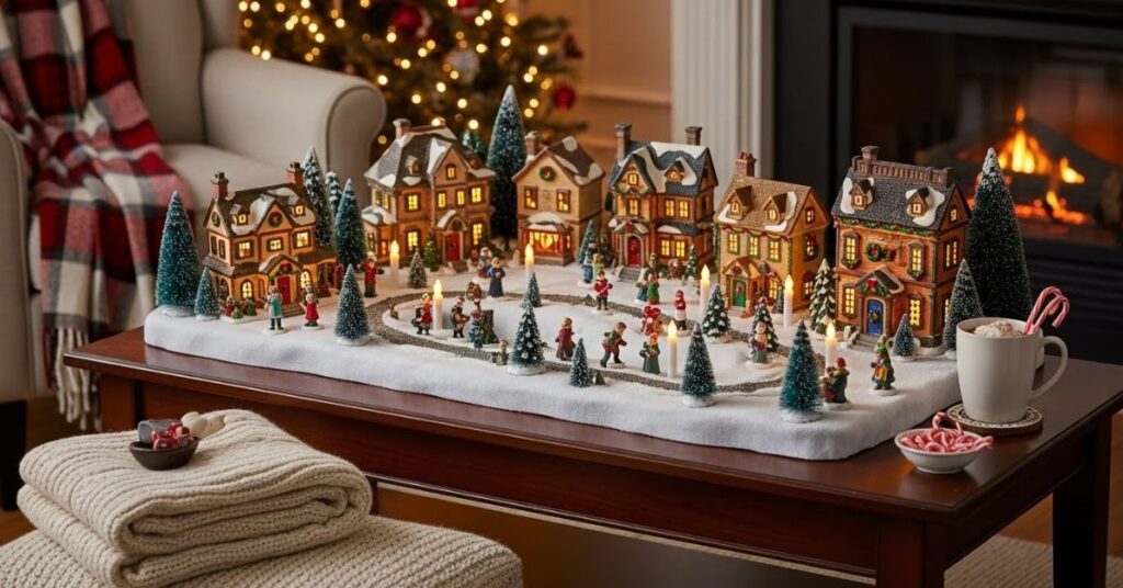 Coffee Table Centerpiece Village