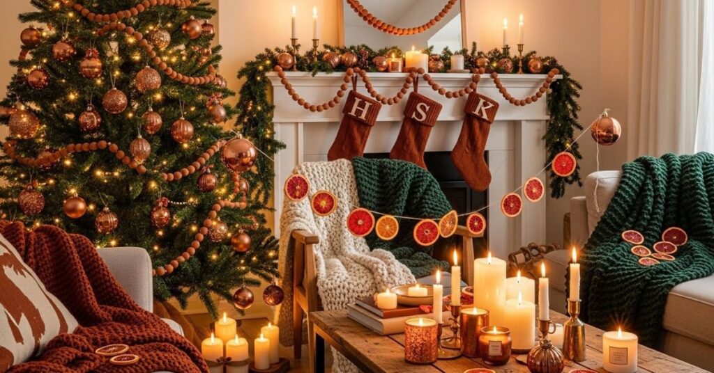 Copper, Terracotta & Burnt Orange Warm Christmas