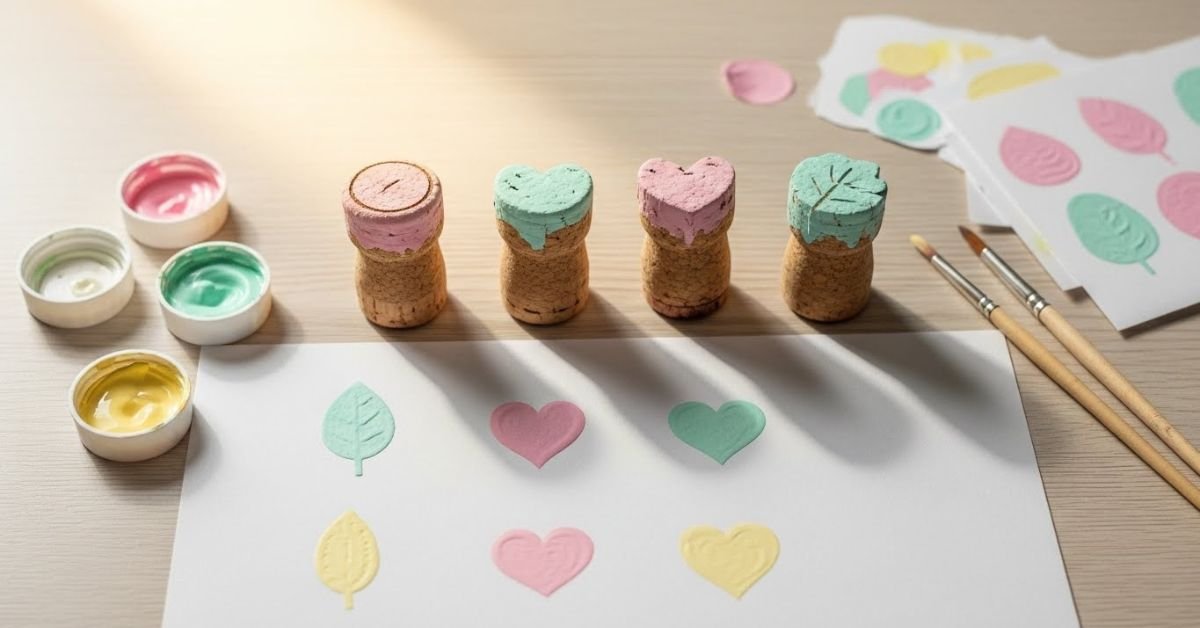 Cork Stamped Art & Pattern Projects