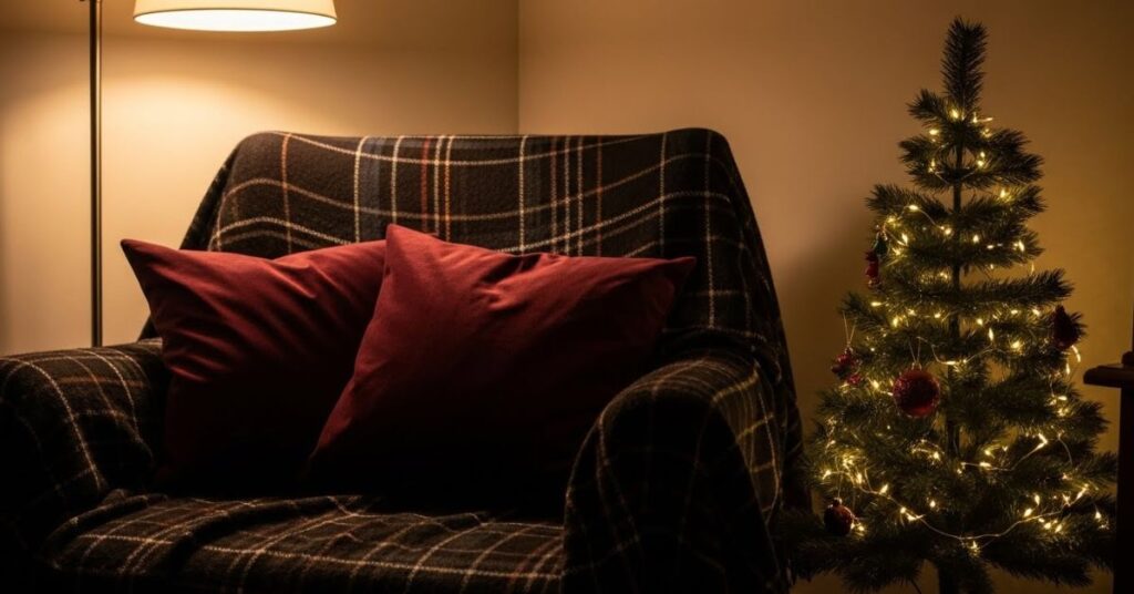 Cozy Corner Styling with Deep-Toned Textiles