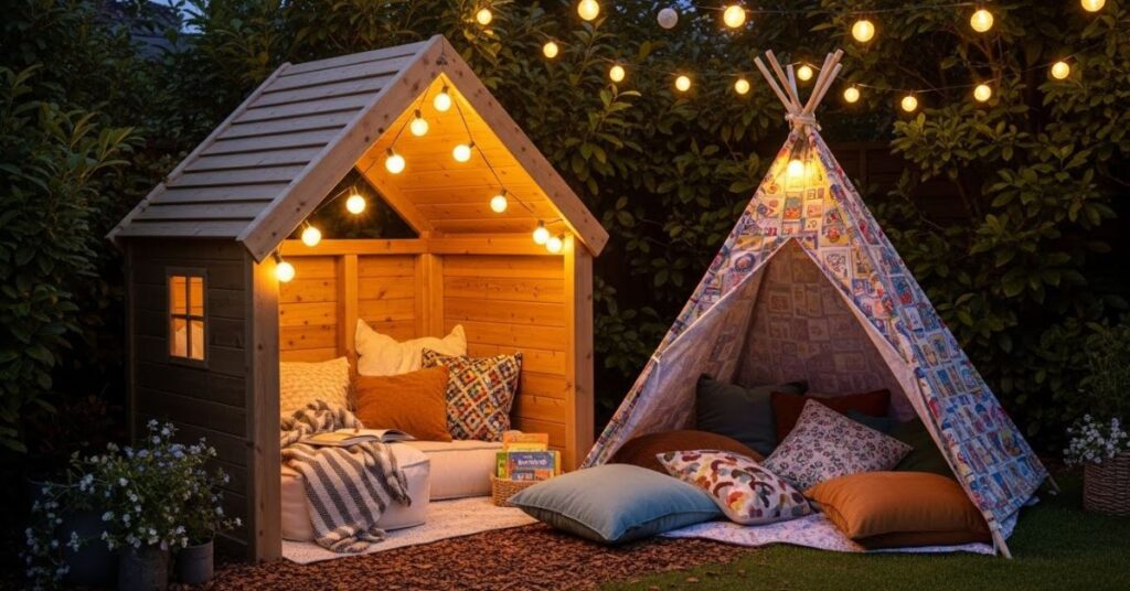Cozy Hideouts: Forts, Tents, and Reading Nooks