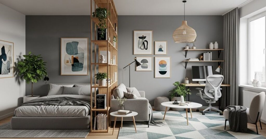 Create Defined Zones in Studio Apartments