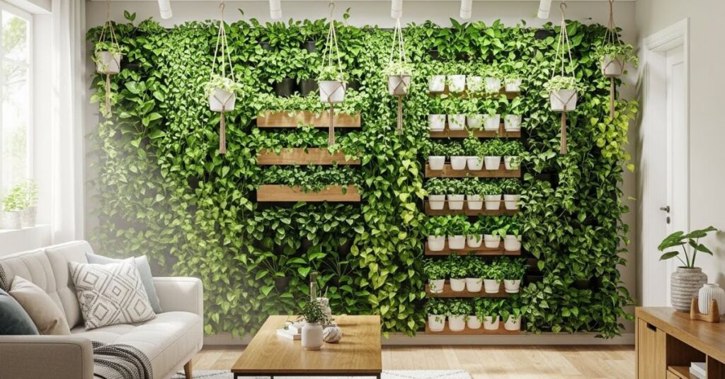 Create Vertical Gardens to Save Space