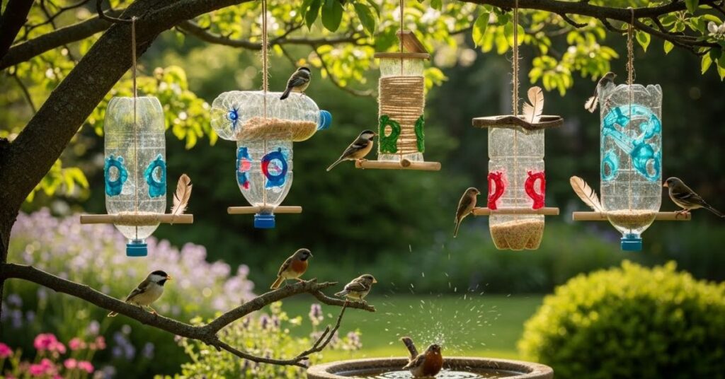 DIY Bird Feeders with Craft Materials