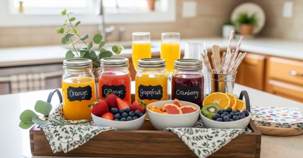 DIY Mimosa Bar on a Budget