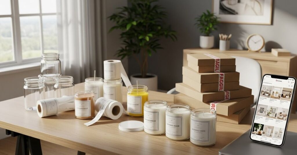 DIY Scented Candles for Small Business & Side Hustles