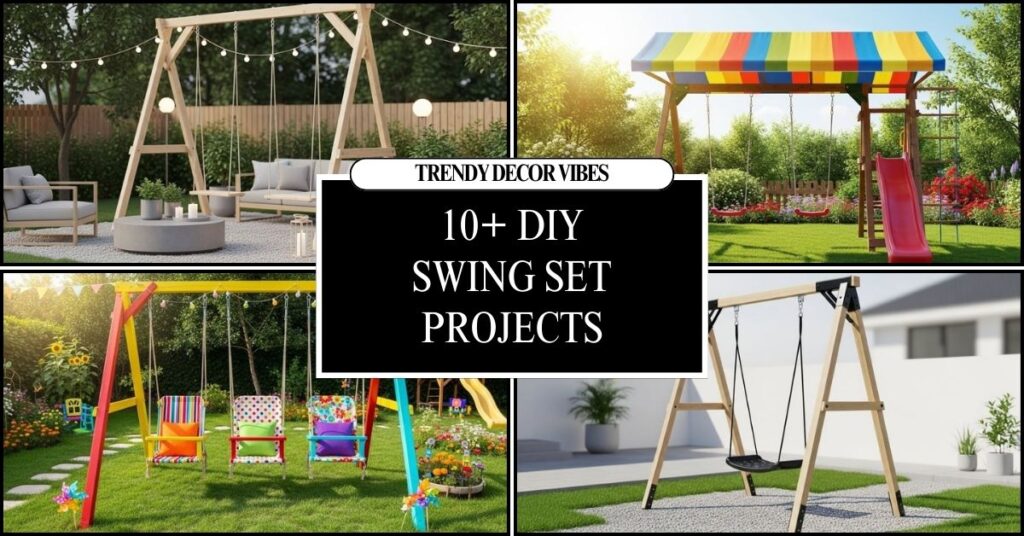 DIY Swing Set Projects