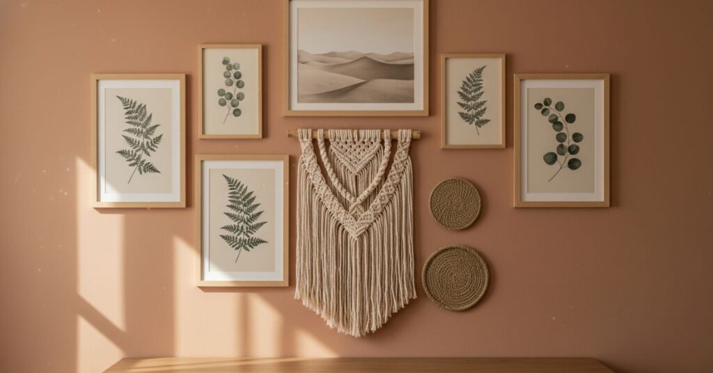 Earthy Wall Art and Natural Motifs