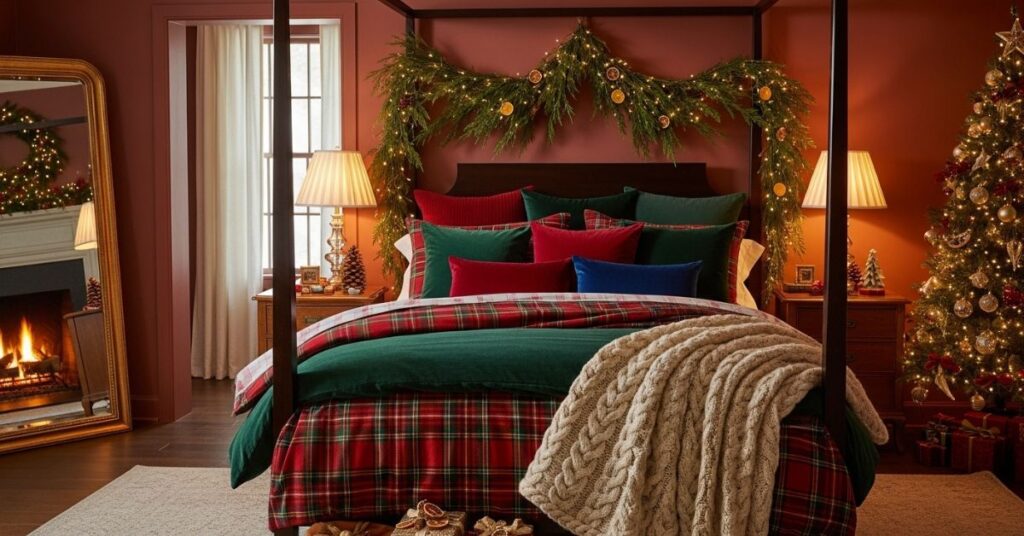 Elegant Holiday Bedroom Ideas with Ralph Lauren Warmth