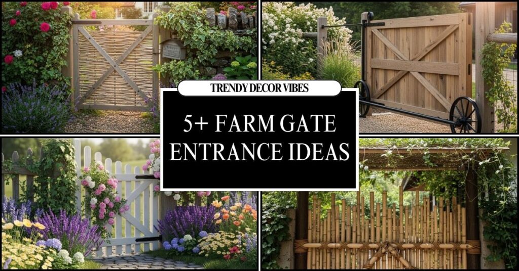 Farm Gate Entrance Ideas: Instantly Transform Your Property