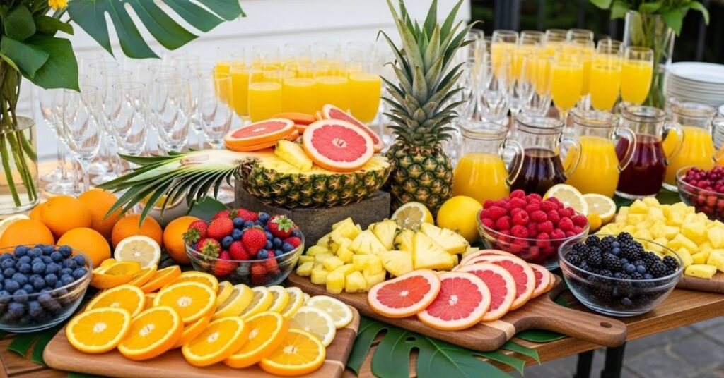 Fruit-Forward Mimosa Bar Arrangement