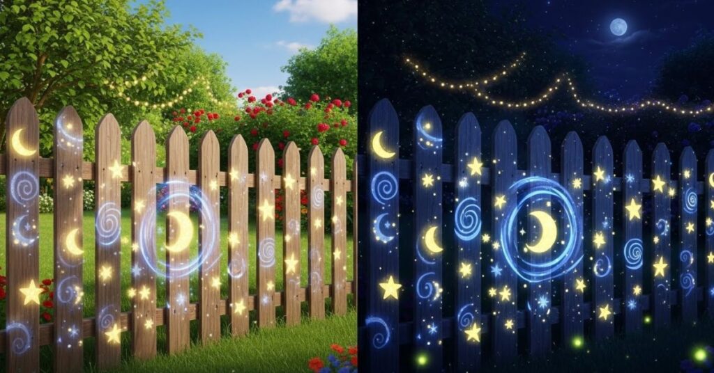 Glow in the Dark Fence Art Ideas