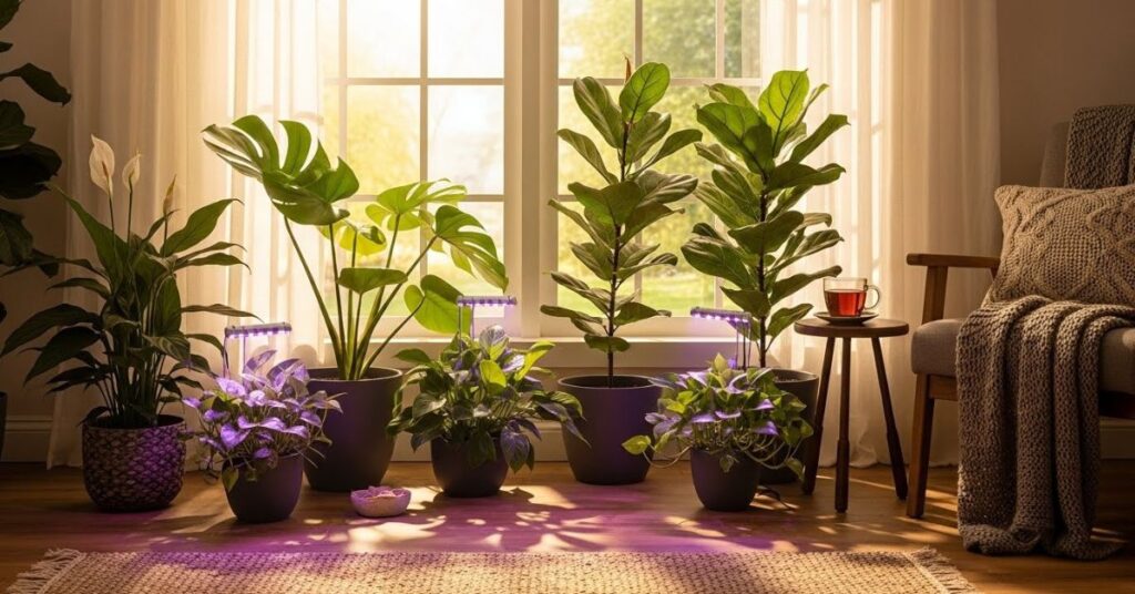 Incorporate Natural Light and Plant-Friendly Lighting