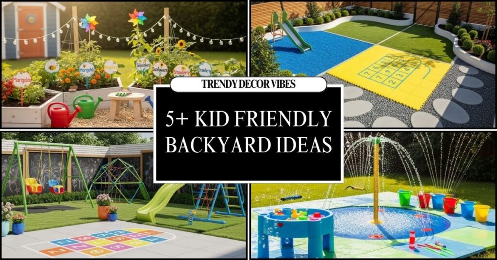 Kid Friendly Backyard Ideas
