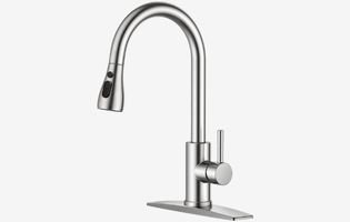 Kitchen Faucets with Pull Down Sprayer