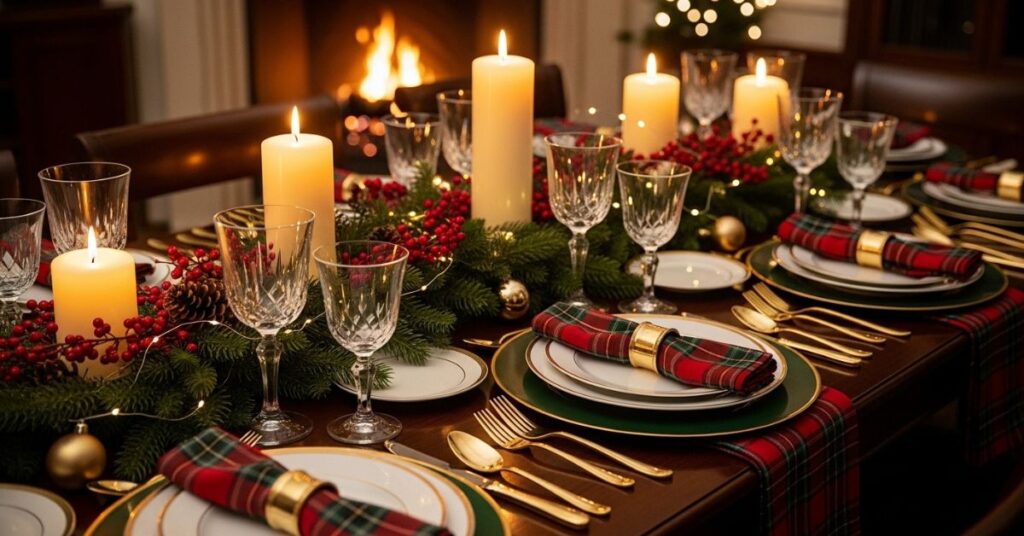 Luxurious Ralph Lauren-Inspired Christmas Tablescapes