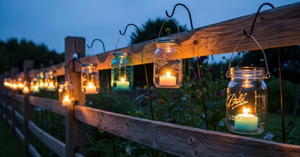 Mason Jar Garden Lanterns 1