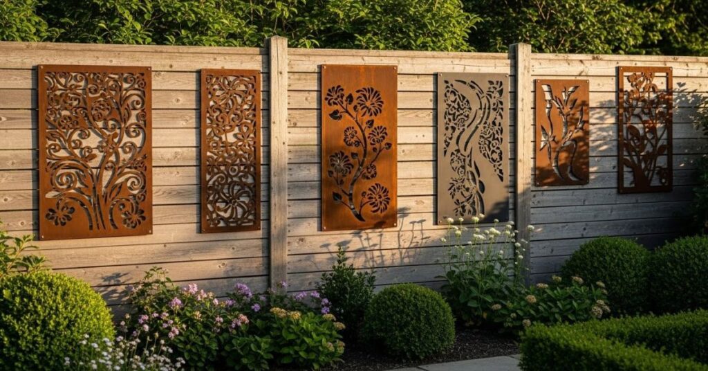 Metal Wall Art Panels for Fences