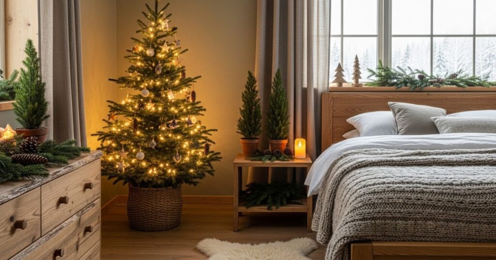 Mini Christmas Trees & Nature-Inspired Accents