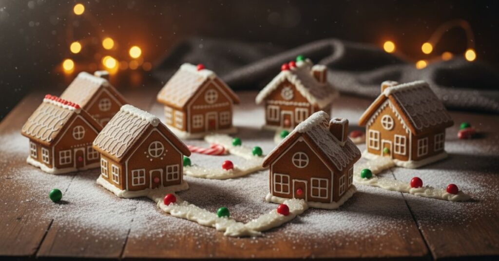 Mini Gingerbread Village for Beginners