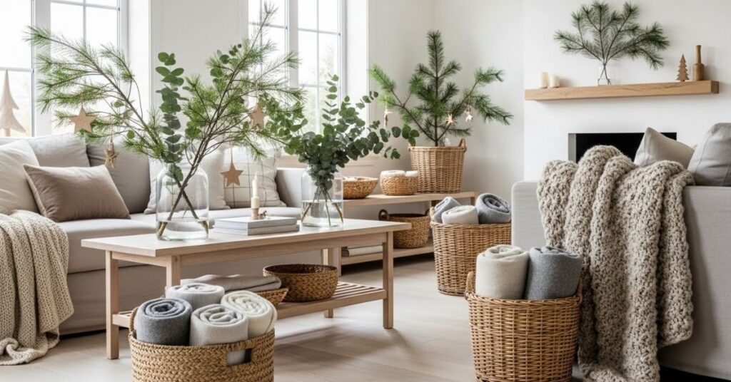 Natural Nordic Elements for Holiday Decorating