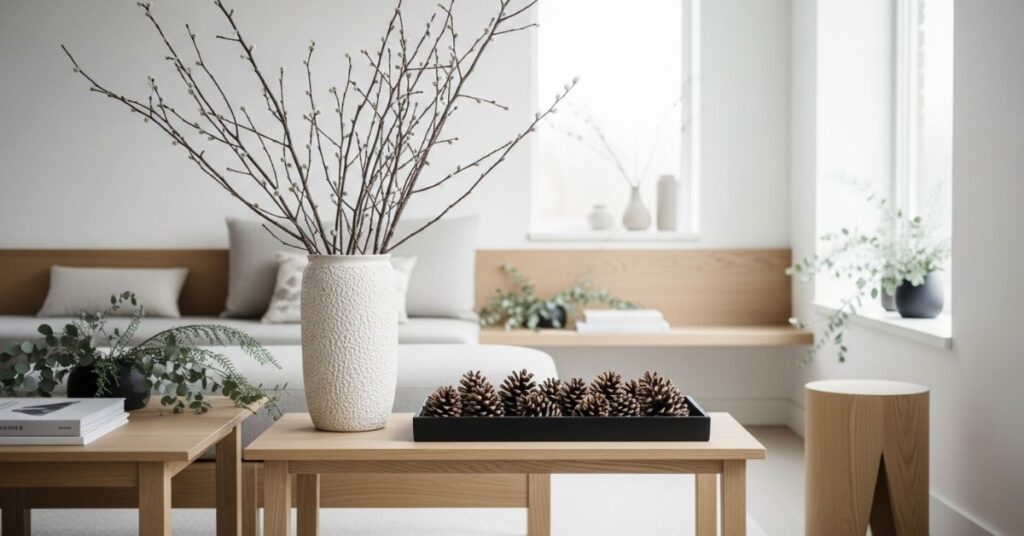 Nature-Inspired Winter Decor with a Modern Twist