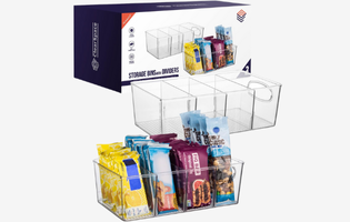 Pantry Organizers and Storage with Removable Dividers
