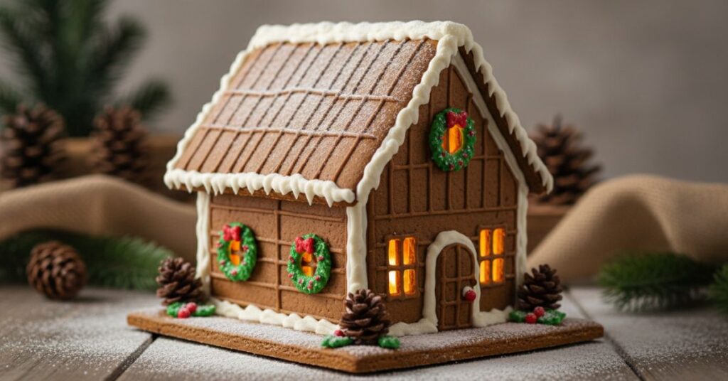 Rustic Gingerbread Farmhouse Look