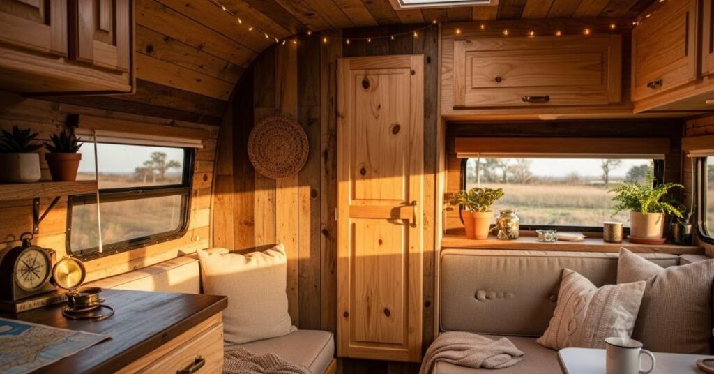 Rustic Small Camper Interior Design Inspiration