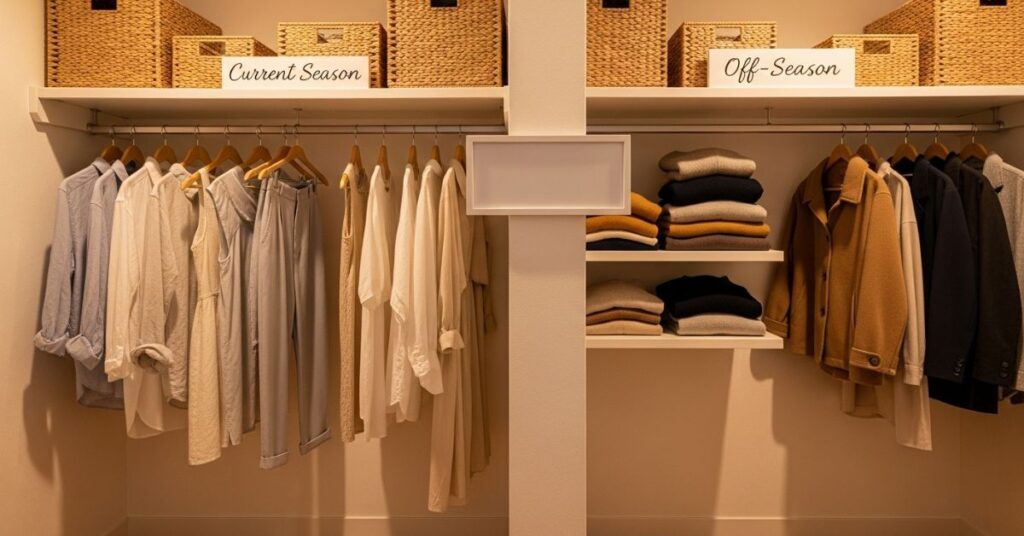 Seasonal Clothing Rotation to Reduce Clutter