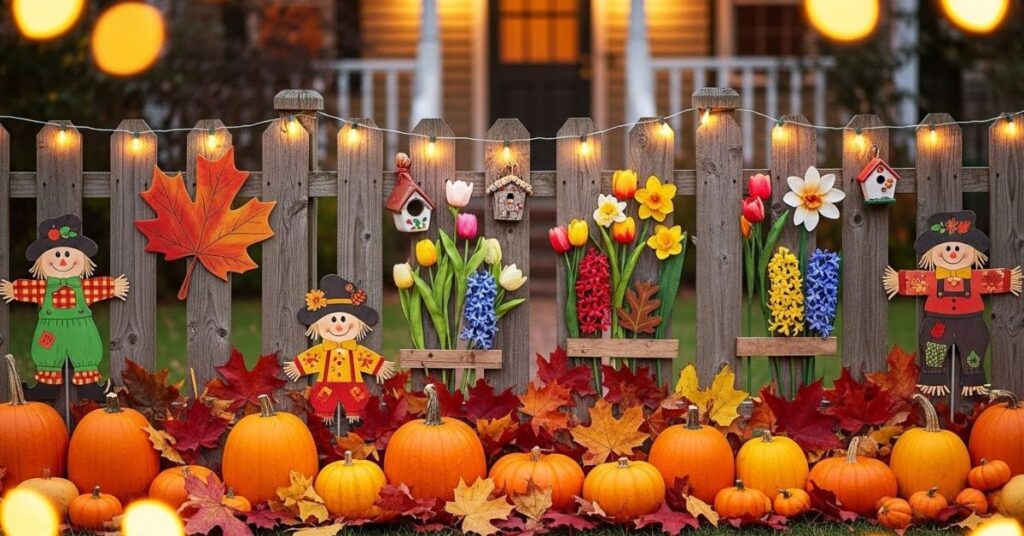 Seasonal Fence Art Decorations