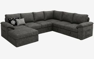 Sectional Sleeper Sofa with Pull Out Bed
