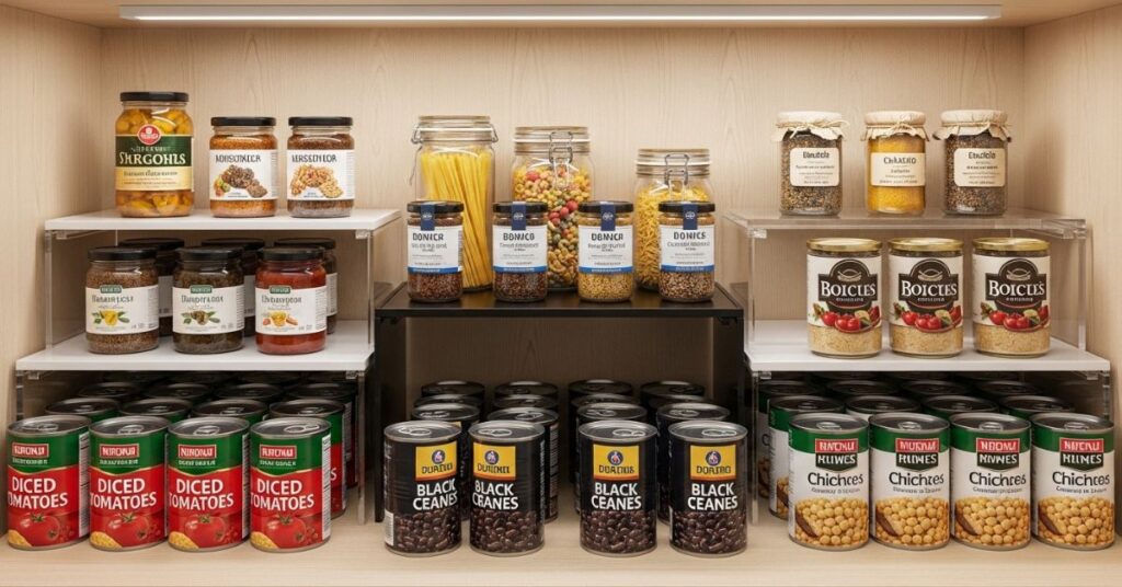 Shelf Risers to Double Your Storage Space