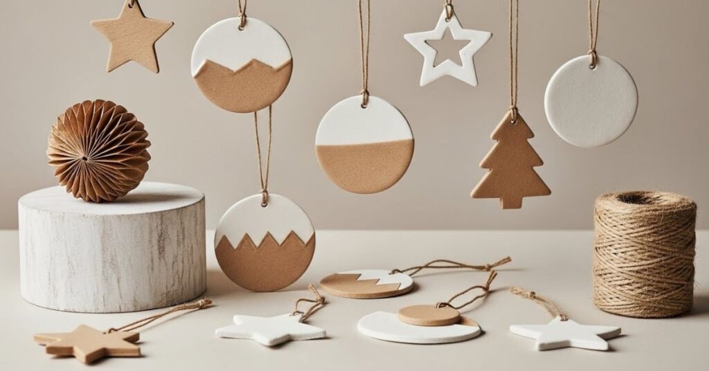 Simple Handmade Scandi Christmas Ornaments