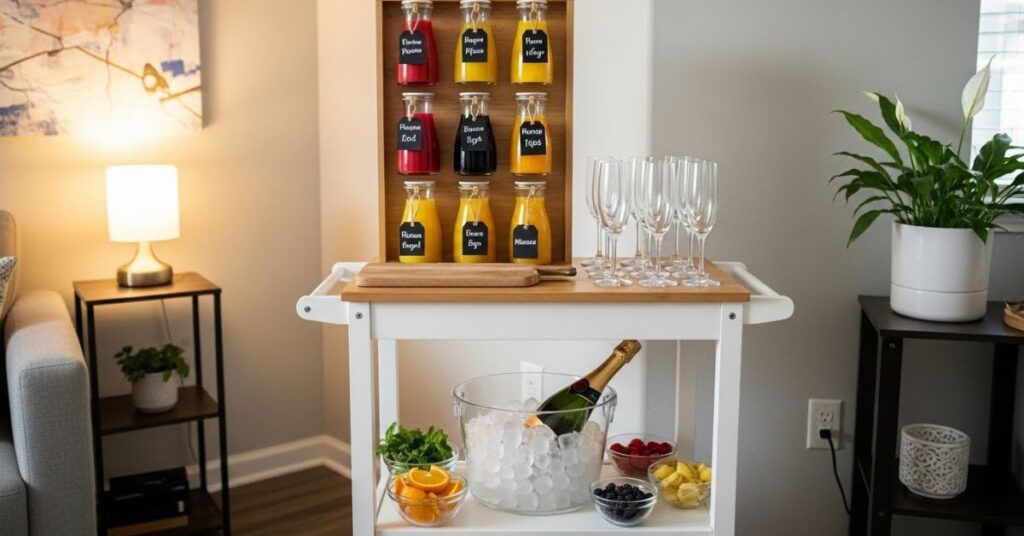 Small Space Mimosa Bar Ideas