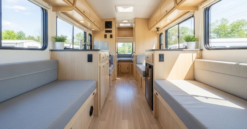 Space-Saving Camper Layouts That Feel Open