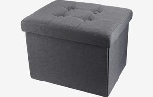 Stool Small Ottoman with Storage Foldable