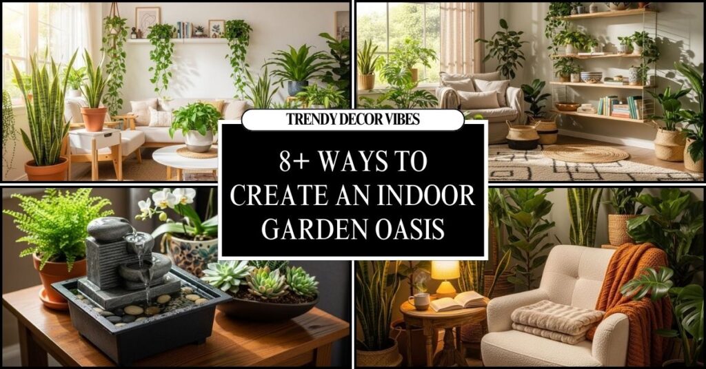 9 Magical Ways To Create An Indoor Garden Oasis