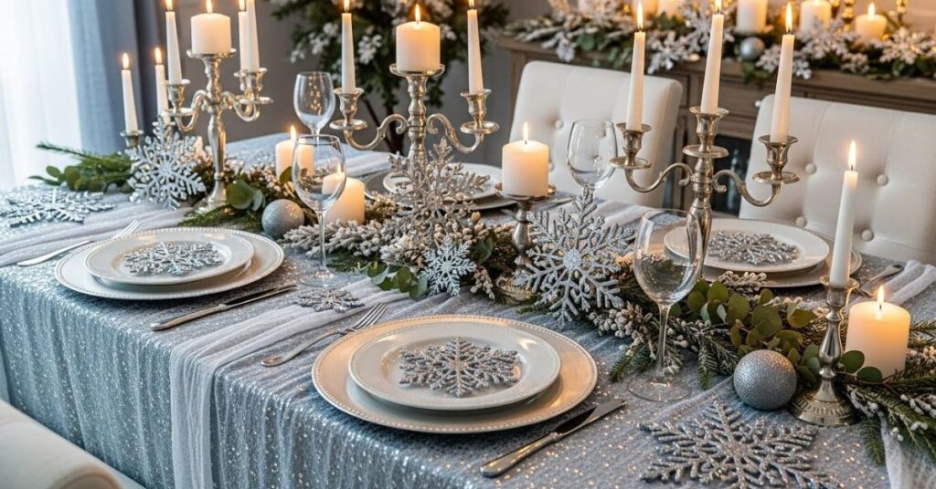 Winter Wonderland Silver & Blue Theme