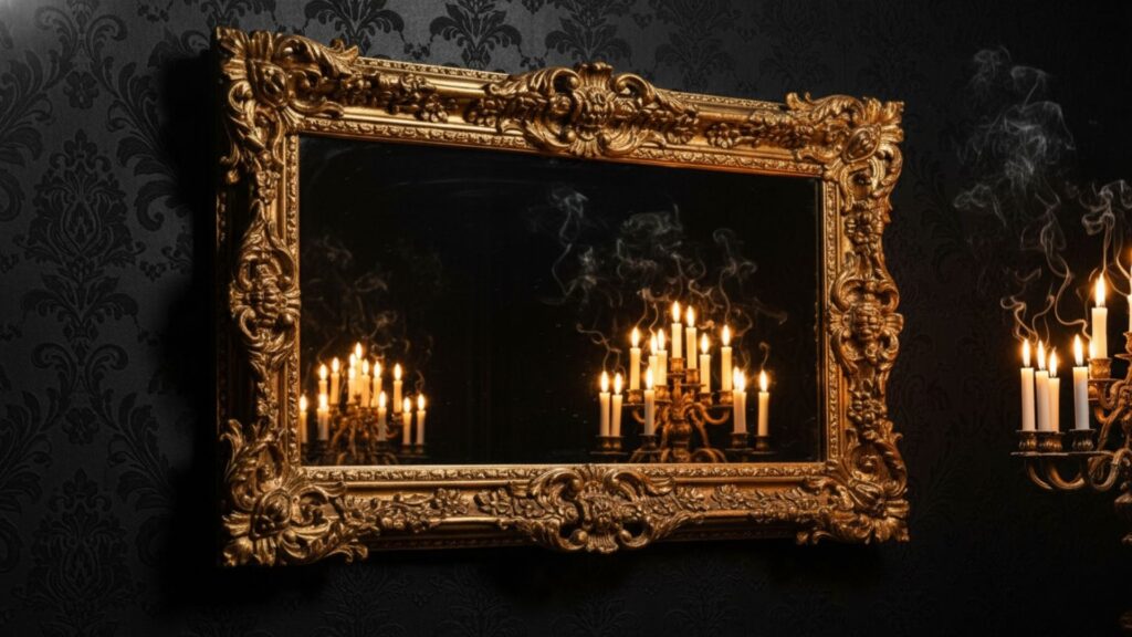 Install Antique Baroque Mirrors to Enhance Depth and Luxury in Gothic Interiors