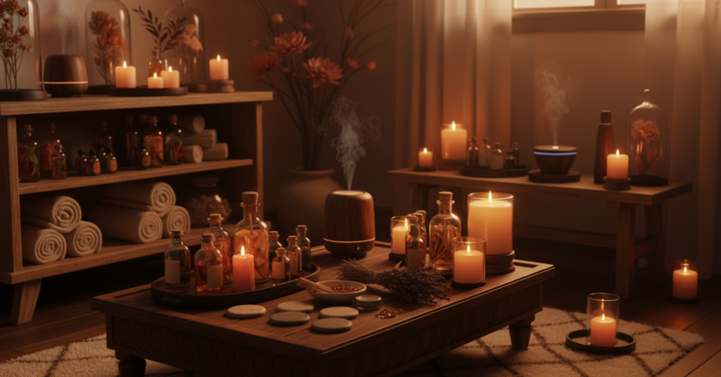 Aromatherapy Room for Relaxation and Wellness