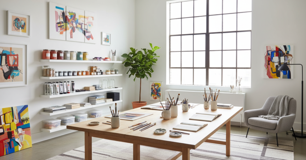 artistic studio modern decor